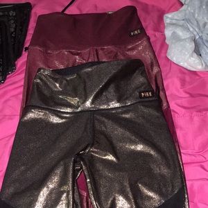Pink leggings